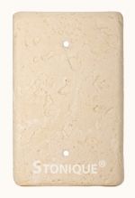 Stonique® Blank Switch Plate Cover in Wheat